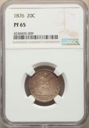 1876 Twenty Cent Piece - NGC PF65