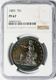 1883 Trade Dollar -- NGC PF67