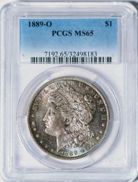 1889-O Morgan Dollar -- PCGS MS65