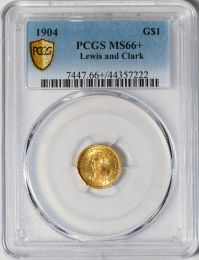 1904 Lewis And Clark Gold Dollar -- PCGS MS66+